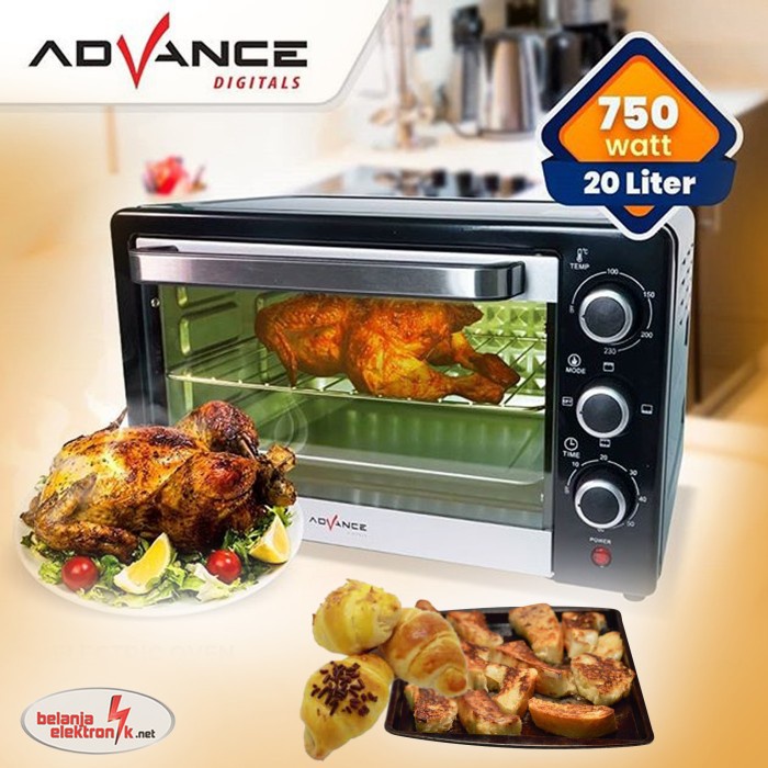 Oven Listrik Advance AOV300 Electric Oven 20 Liter 750W AOV-300