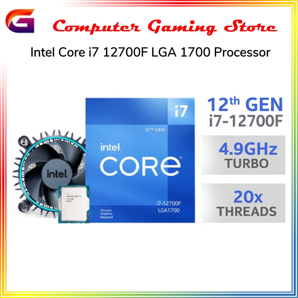 Intel Core i7 12700F LGA 1700 Processor