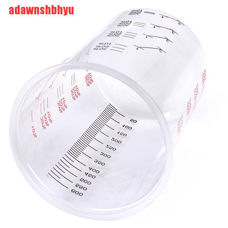 10pcs Cangkir Mixing Cat Bahan Plastik Ukuran 600ml