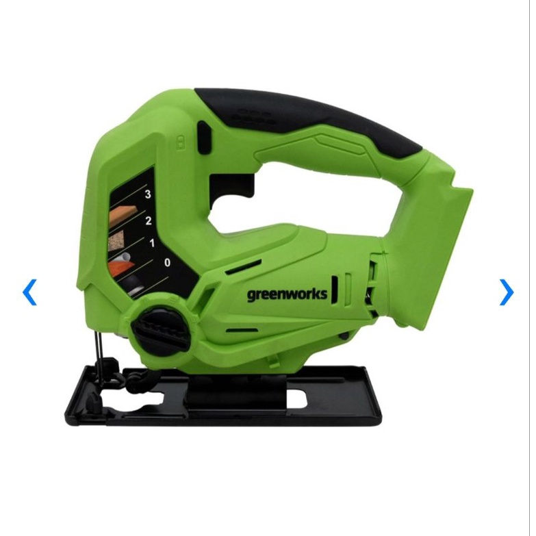 GREENWORKS Cordless Jig Saw/Mesin Gergaji Jigsaw 24V Tanpa Kabel USA