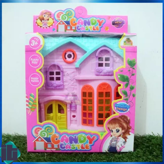 mainan rumah barbie/villa barbie/mainan anak perempuan