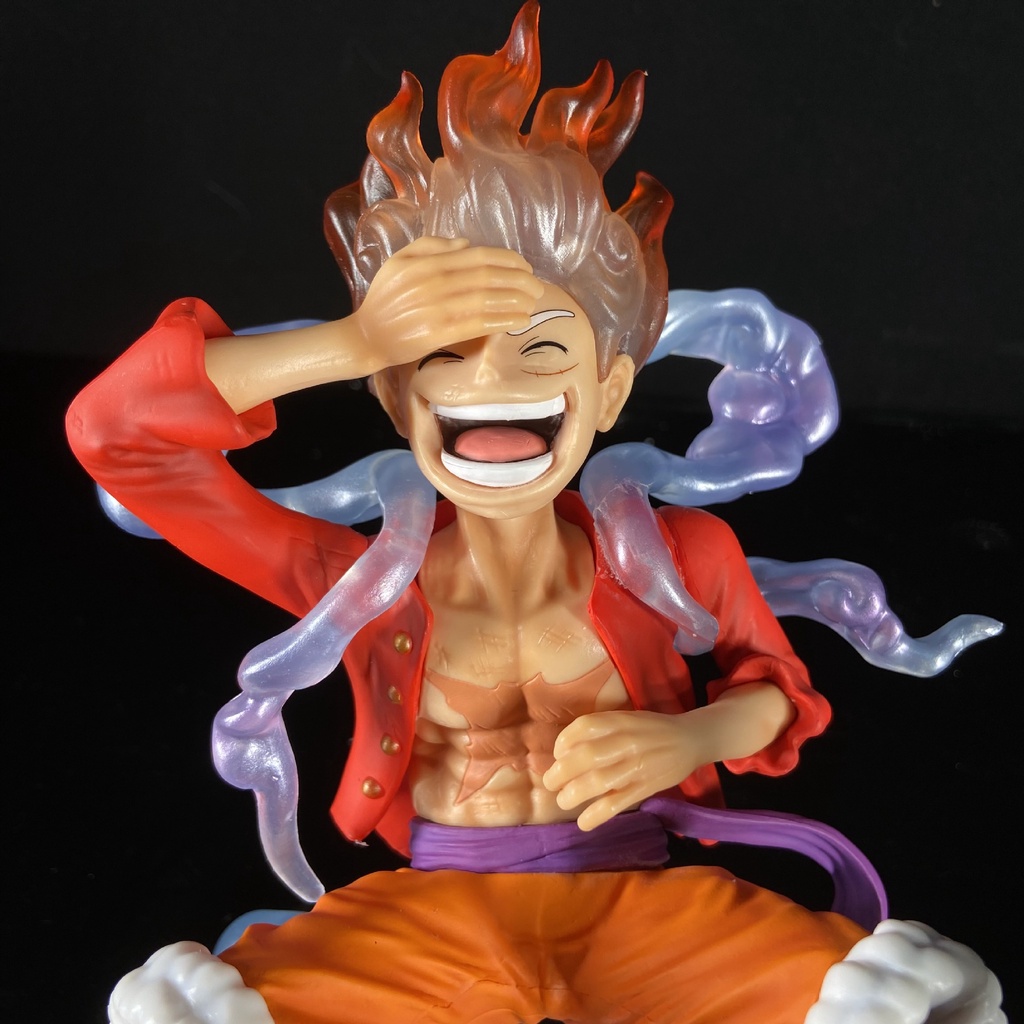 Mainan Action Figure Model Anime One Piece Luffy Gear 5 Sun God Nika 17cm Bahan PVC Untuk Koleksi