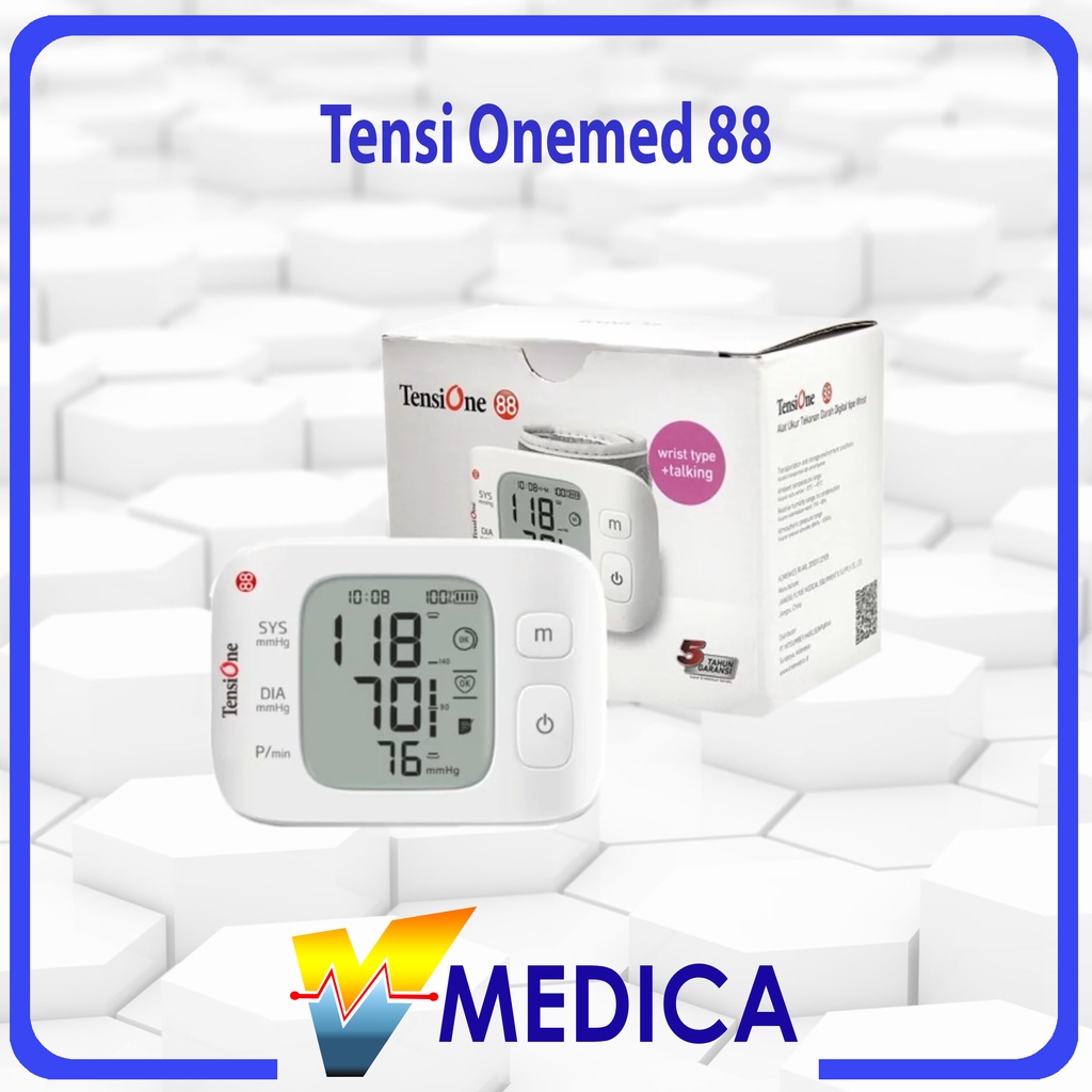 Tensi Digital TensiOne 88 Wrist / TensiMeter Digital Pergelangan Tangan Dengan Suara