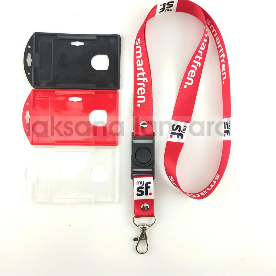 

EEYS LANYARD TALI ID CARD SMARTFREN PRINTING Promo Awal Tahun
