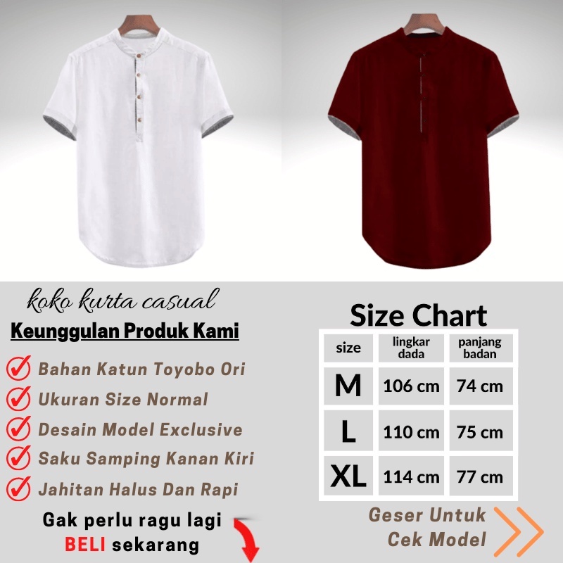 TERBARU BAJU KOKO PRIA LENGAN PENDEK TERMURAH TERLARIS ALKHALIS