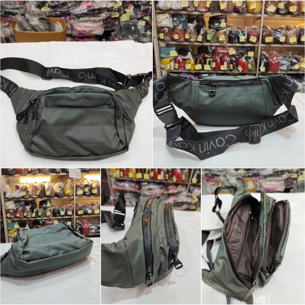 Tas pinggang pria/ waistbag pria/ bumbag pria/ tas selempang pria