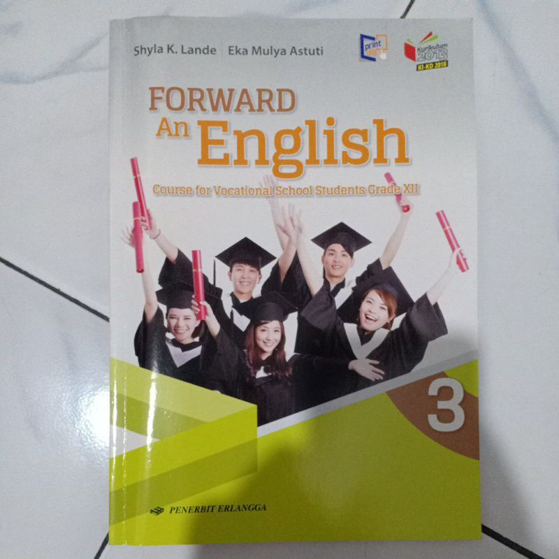 PRELOVED BUKU FORWARD AN ENGLISH ERLANGGA SMK KELAS 12