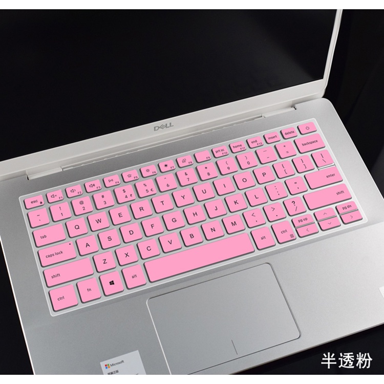 Dell Vostro  3400 14 Inch Notebook Keyboard Film 3405 3401 Computer Protection Film Cute for Inspiron5390，Inspiron5390/5391，5390，Inspiron5490/5493，Inspiron5498,Inspiron5000 FIT 14inch ,Inspiron7391，Inspiron7490, Latitude 3301-Semi permeable powder