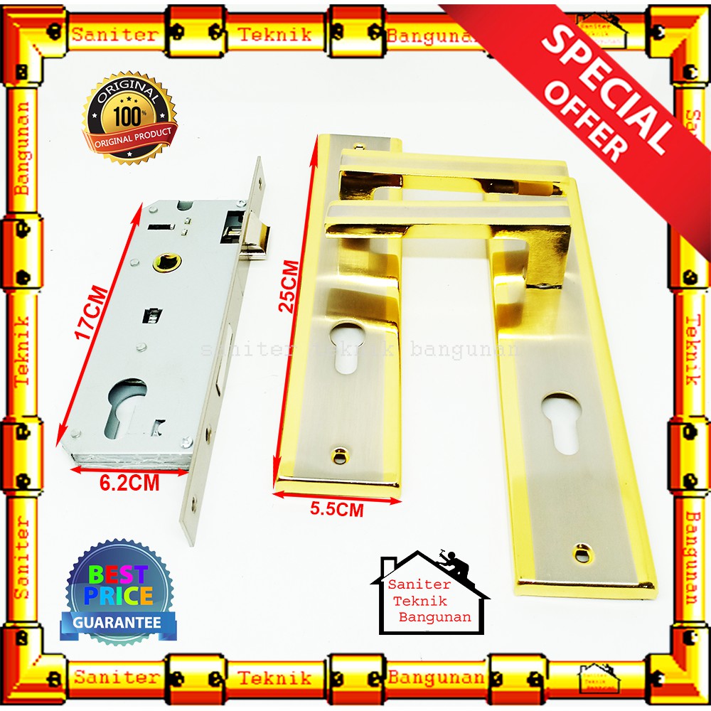 Kunci Pintu Besar Set Warlock CX5 GP
