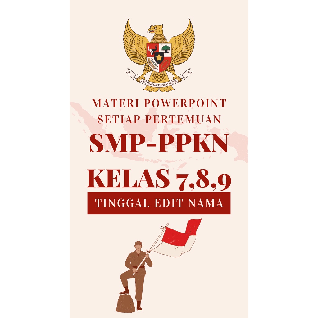 Jual BAHAN AJAR POWERPOINT MATA PELAJARAN PPKN - SMP SEMESTER 1&2 ...