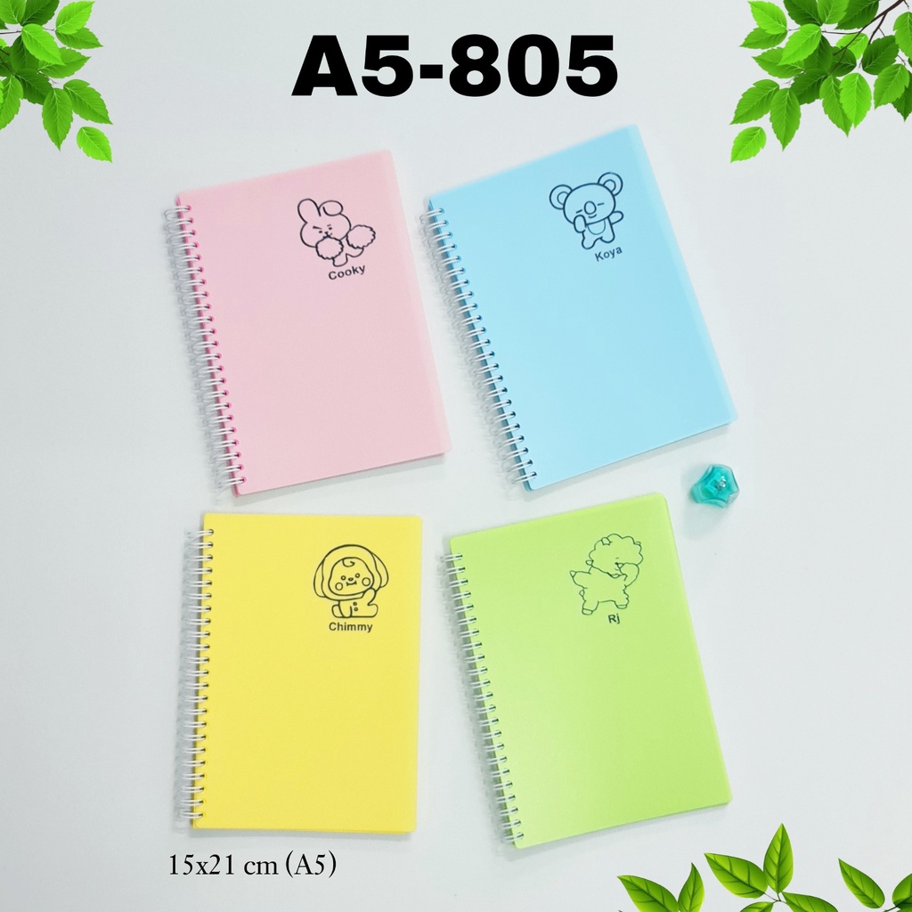 

MJ Buku Tulis Spiral Gasta Biasa Cover Plastik A5-80 / Notebook / Buku Catatan