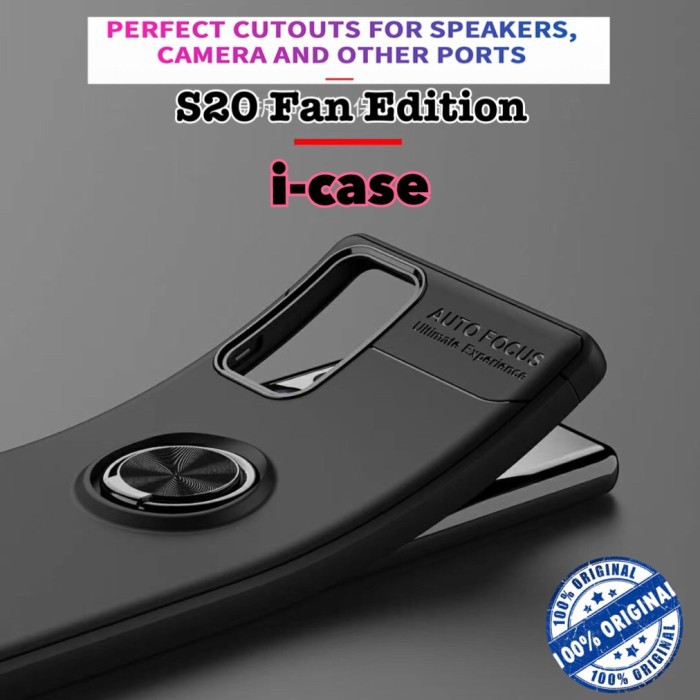 Case Samsung S20 FE casing soft Auto i-Ring S20 Fan Edition S20fe ori