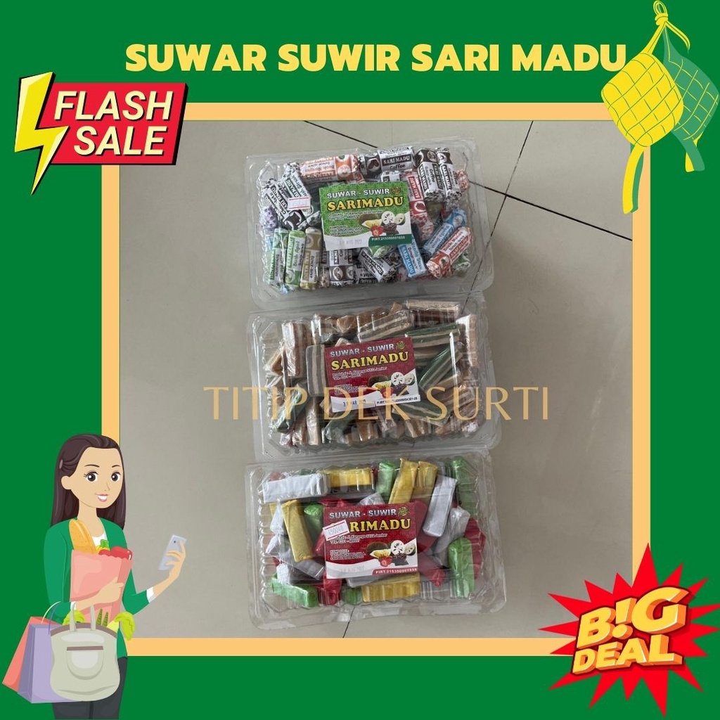 

(TERMURAH) Permen Tape - Suwar Suwir Sari Madu Asli Jember 1kg