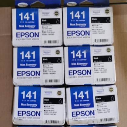 EXPIRED CARTRIDGE EPSON 141 BLACK STANDAR ORI TINTA INK 141BK ME 32 320