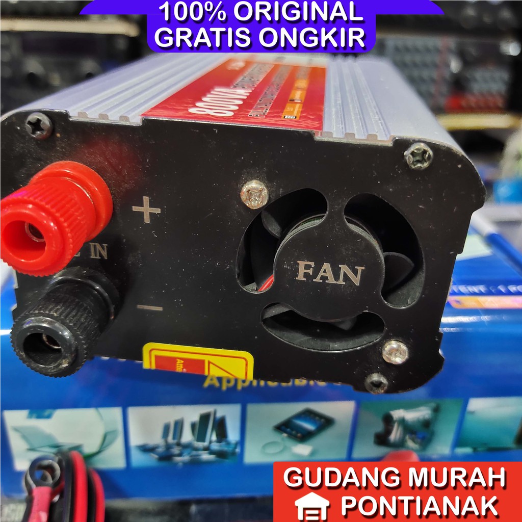 Power Inverter 800 watt 800w Sumura DC to AC aki ke listrik pemerintah