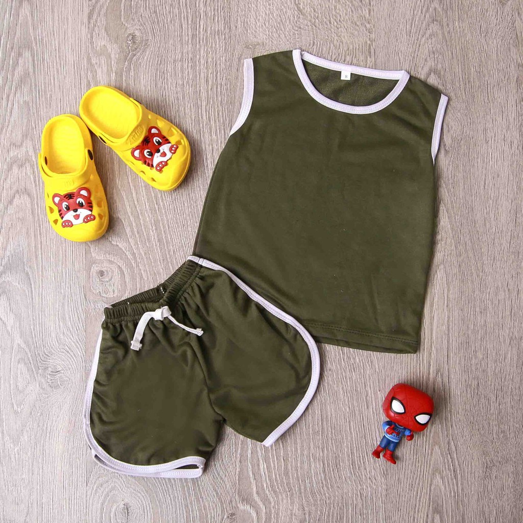 BIG SALE!!!   BAJU SETELAN KIDS / UNISEX BABYTERRY USIA 1-6 TAHUN / SINGLET BABYTERRY