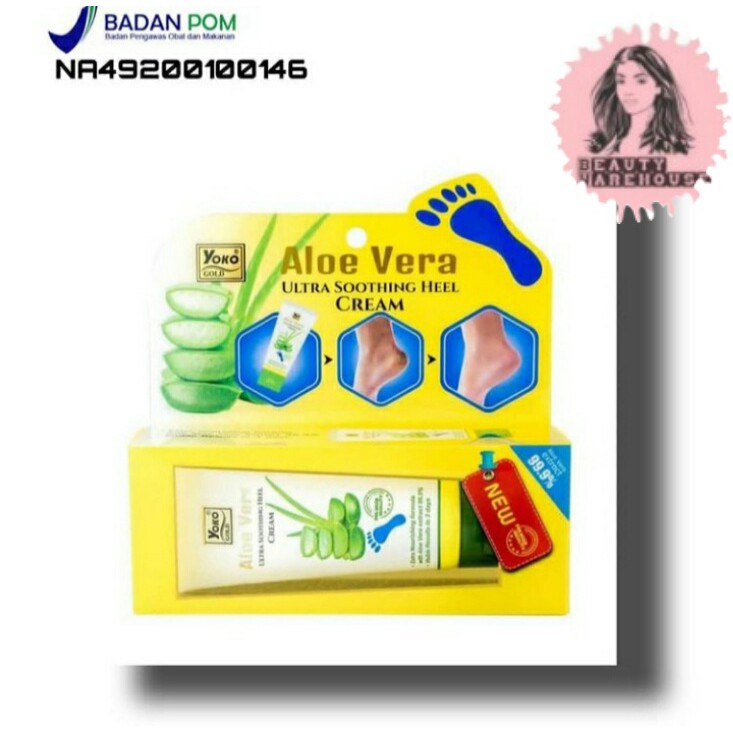 Jual Yoko Gold Aloe Vera Ultra Soothing Heel Cream 50 Gr Shopee Indonesia