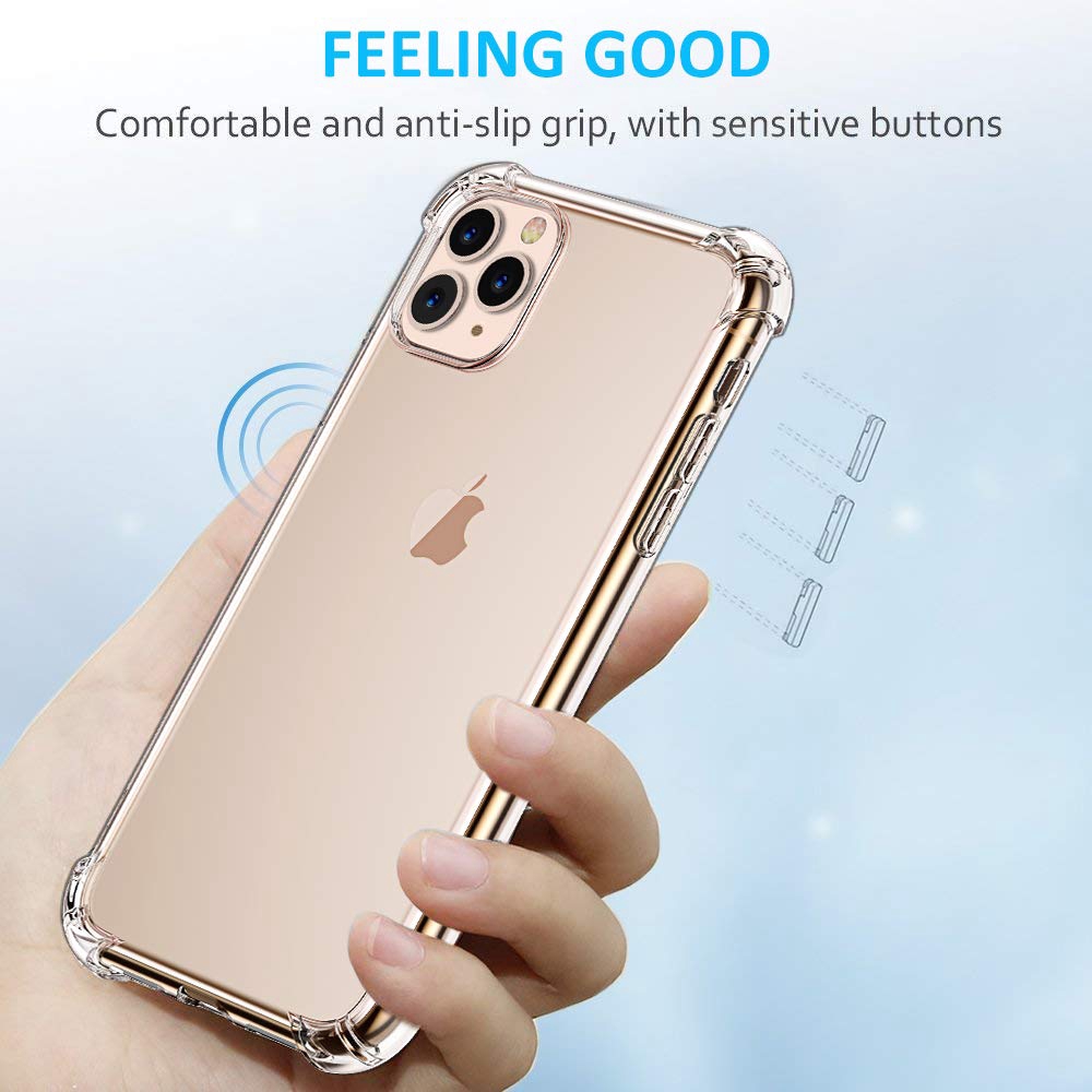 (Iphone 12 &amp; 12 Pro Max &amp; 12 Mini) Soft Case Tpu Transparan Full Body