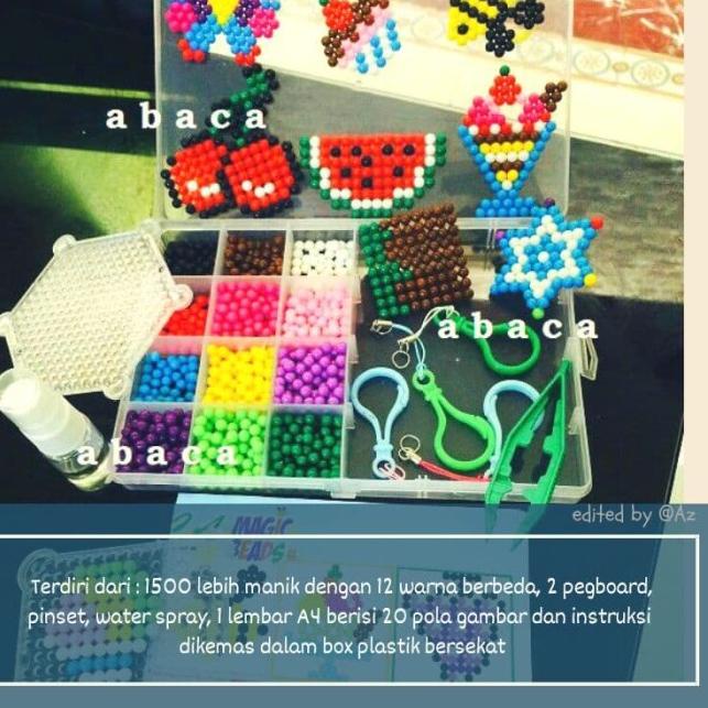 ➫ Mainan Edukasi Anak Abaca Magic Beads ♬
