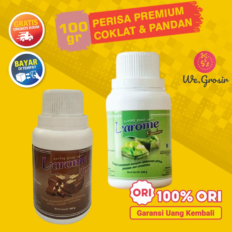 

L'AROME Pasta / Perisa Makanan Coklat - Pandan (Botol 100 gram)
