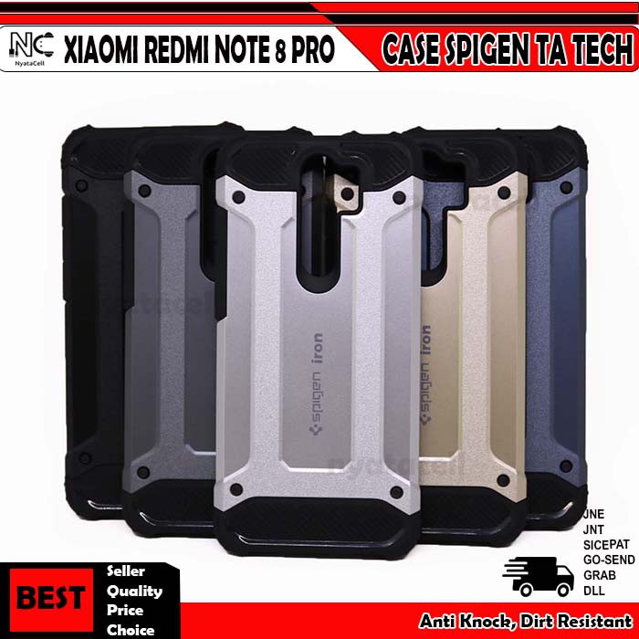 Xiaomi Redmi Note 8 Pro Hard Case Spigen Tough Armor Technologi