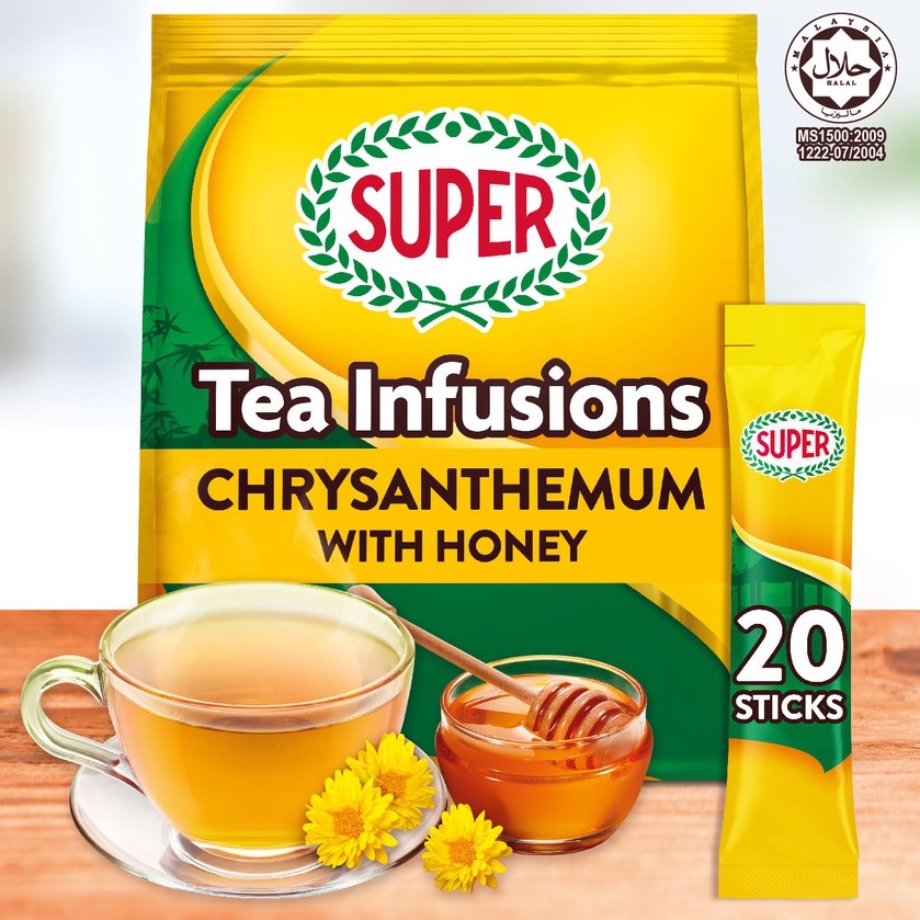[HALAL] Super Instant Honeyed Chrysanthemum Drink 360gram Minuman Seduh Teh Krisantemum Madu