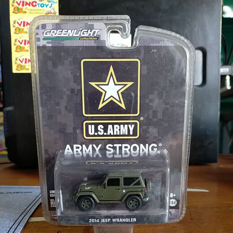 greenlight 2014 jeep wrangler army