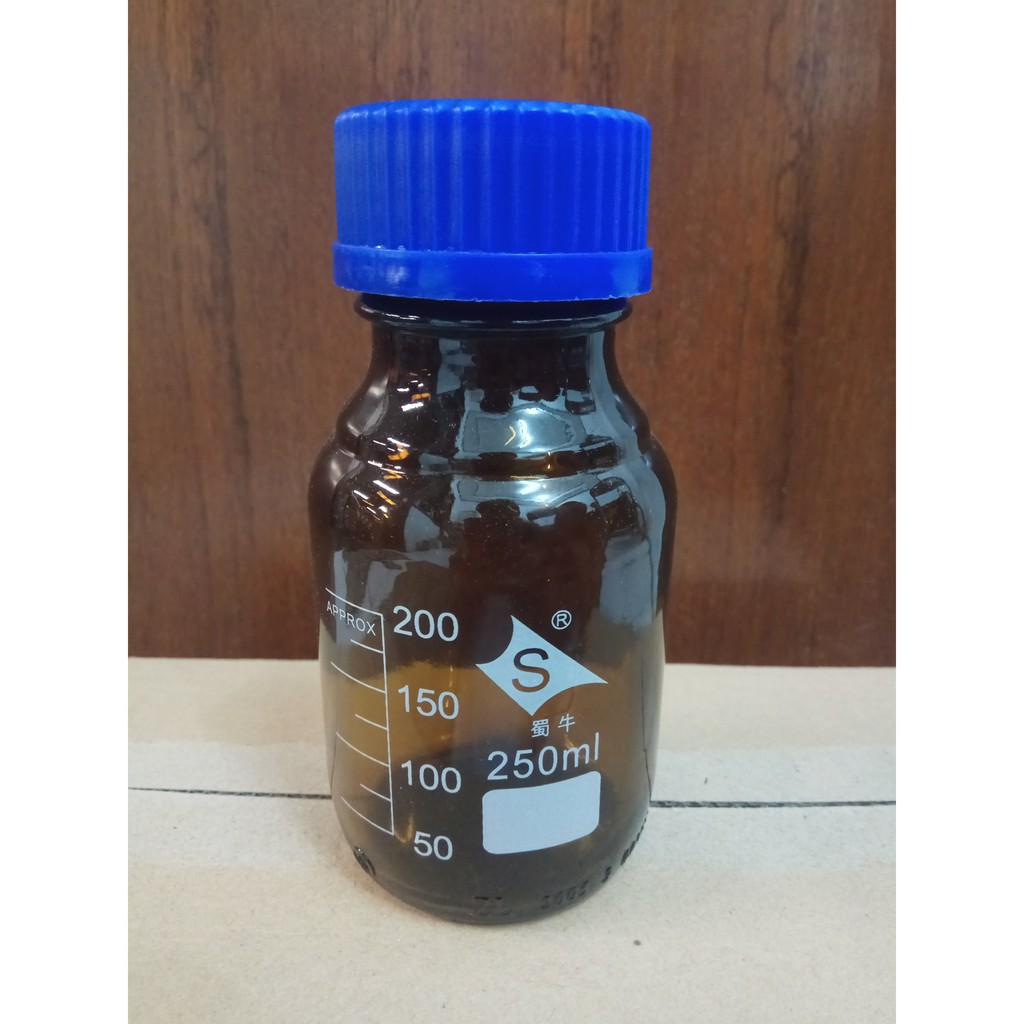 Botol Sampel Coklat 1000 ml RRC | Laboratory Bottle Amber