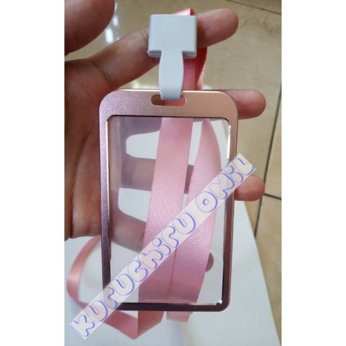 

ORGANIZER-DOCUMENT- ALUMINIUM ID CARD HOLDER WITH LANYARD / TEMPAT ID CARD ALUMINIUM -DOCUMENT-