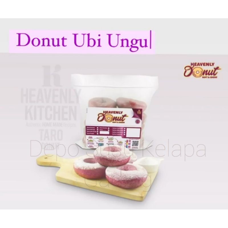 Heavenly Donut isi 10 from Heavenly Blush Kitchen | Doughnut Donat Pandan Taro