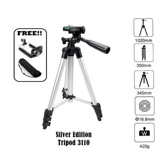 PROMO Tripod Kamera/HP / Ada Holder U/ Tripod for Camera phone 3110 / 3120 BLACK