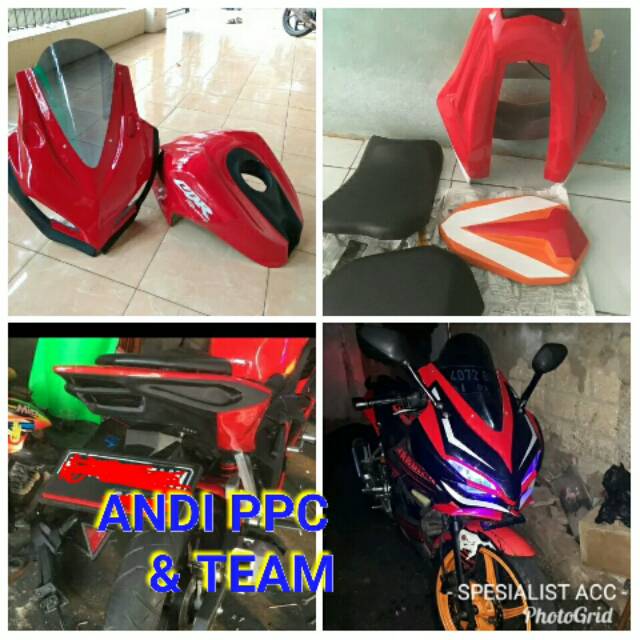 Body dan kedok cbr k45a lokal paket kondom tangki