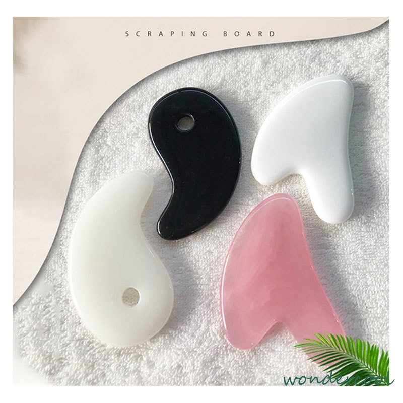 Face Gua Beauty Gua Sha Board Alat Pijat Tubuh Perawatan Kesehatan Kulit Wajah-Won