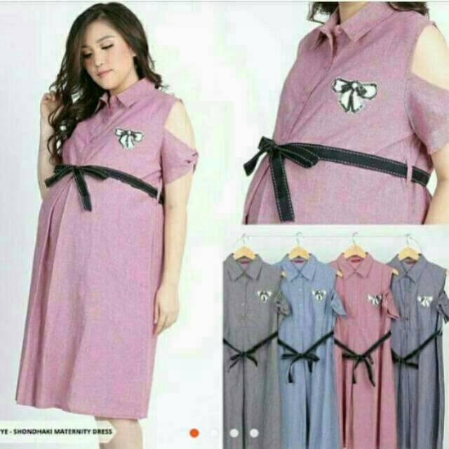 Baju hamil pesta.dress bumil.dress pesta.busui.