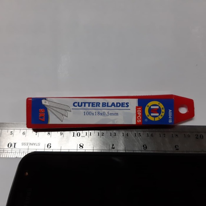 

Mudah Pisau Mata Cutter Blades Tajam 100 X 18 X 0.5 Mm Isi 10 Pcs Terbatas
