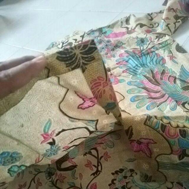 Kemeja Batik Pria Lengan Panjang Motif Parang Ijo M L Xl Xxl