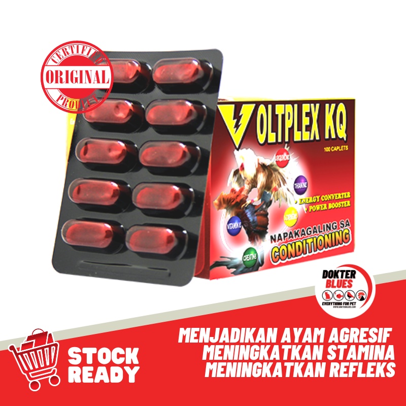 Vitamin Ayam Phillipines VOLTPLEX KQ (1 strip) Obat Suplemen Multivitamin Ayam