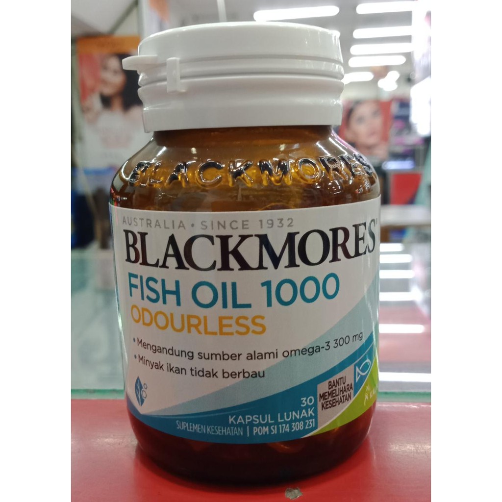 Blackmores Odourless Fish Oil 1000 (30 Kapsul)