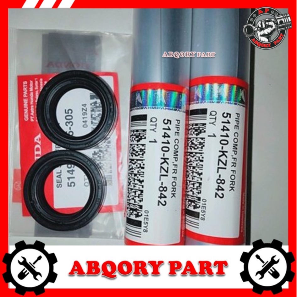 AbqoryPart___As shock depan vario 110 125 150 fi beat fi scoopy fi spacy fi harga 1 set 2 pcs gratis seal shock