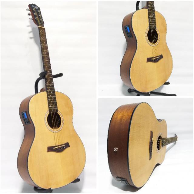 Gitar Akustik Elektrik Tuner Cowboy GW-39NA GW 39 NA Original