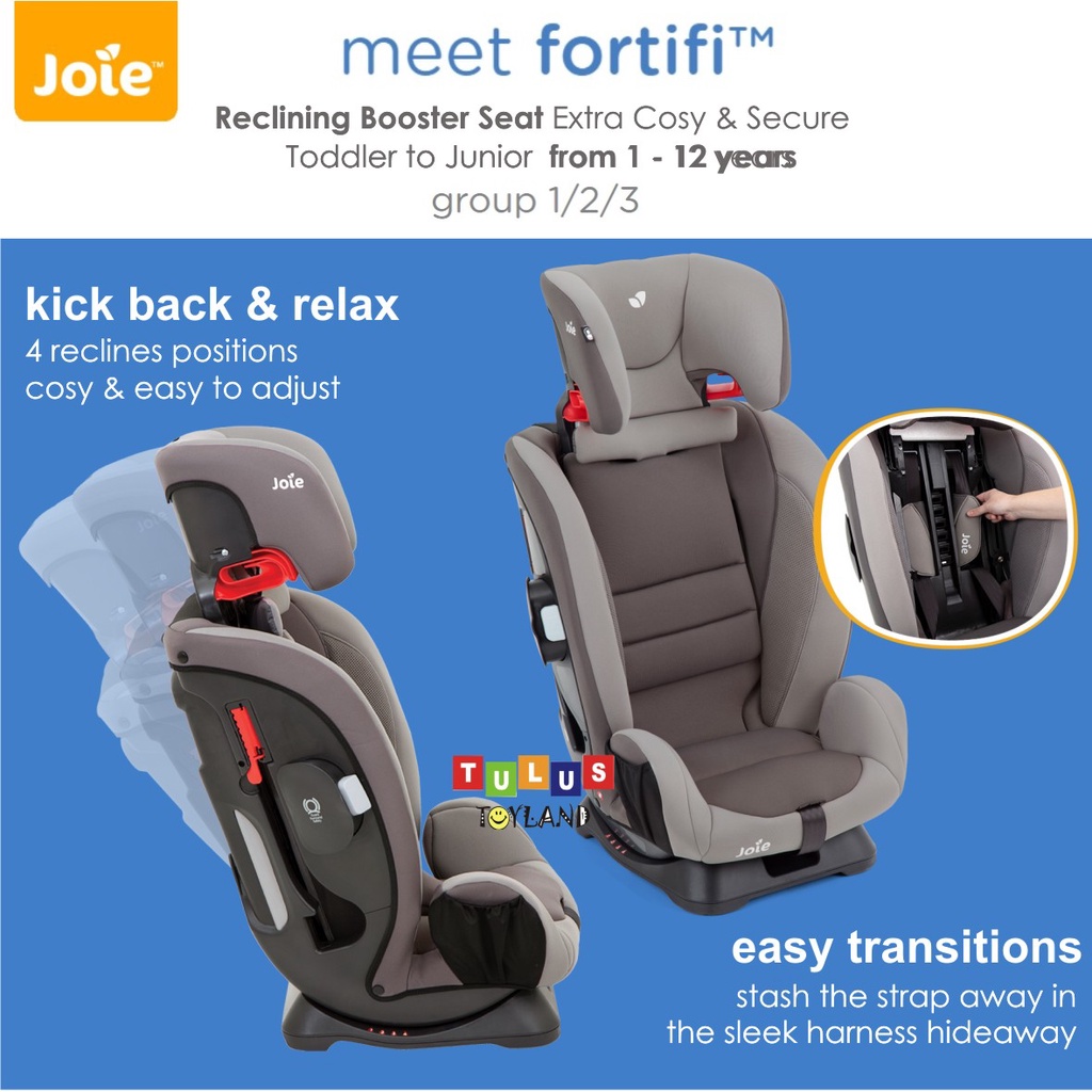 Khusus GOSEND - Joie Meet FORTIFI Recline Booster Car Seat dudukan kursi mobil anak every stages carseat