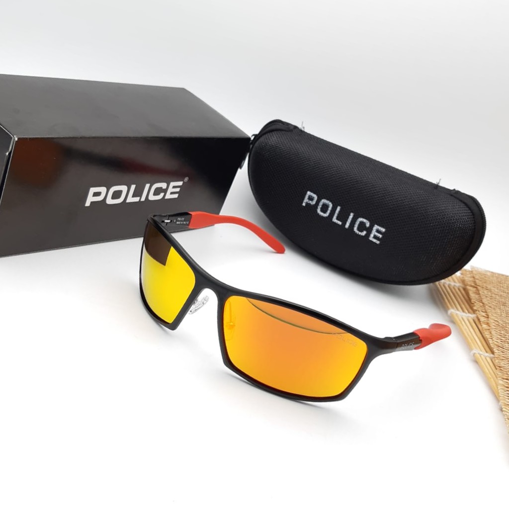 Sunglass Kacamata Sepeda Pria Police A1925 Lensa Anti UV