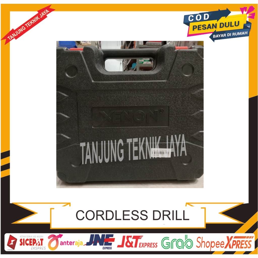 MESIN BOR CORDLESS 12V XENON / CORDLESS DRILL 12 V  BATTERY XENON