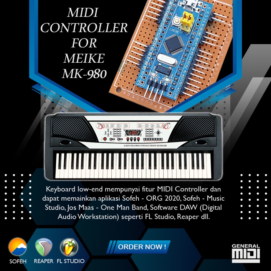 Modul MIDI Controller Meike MK-980