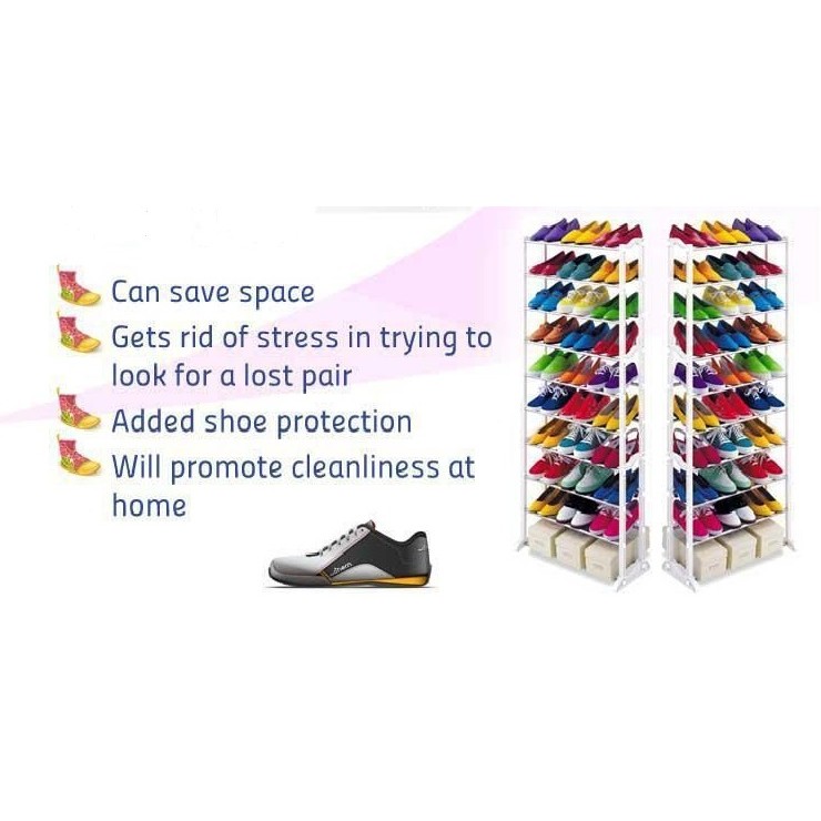 TBI RAK SEPATU PORTABLE 10 SUSUN - AMAZING SHOE RACK, As Seen On TV