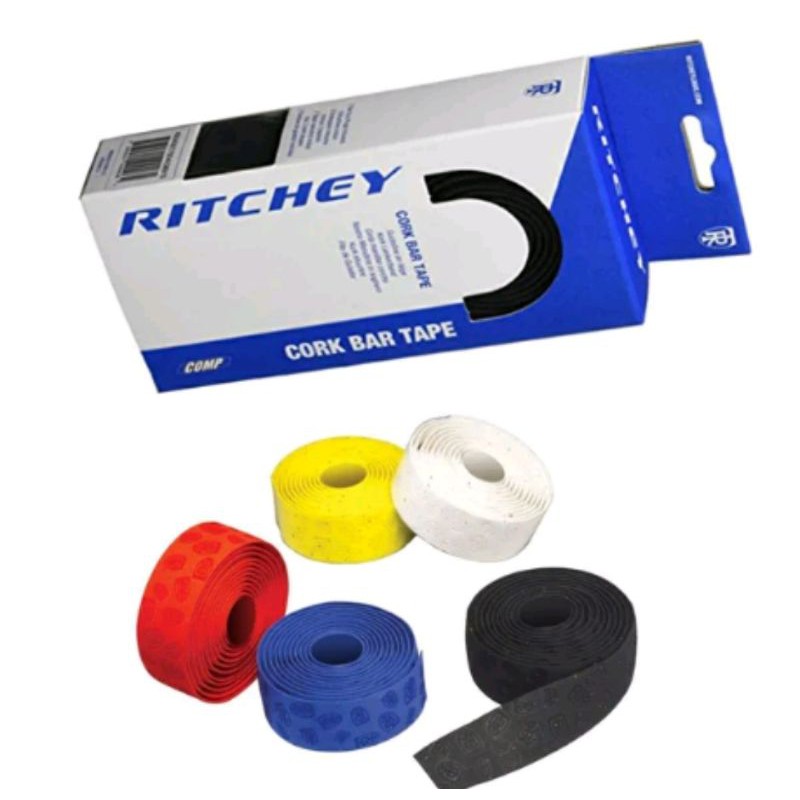 Bar Tape Ritchey Logic Cork bartape pelapis pembalut pelilit stang handlebar drop drob bar Sepeda Balap road bike Warna Merah Kuning Biru Hitam Putih