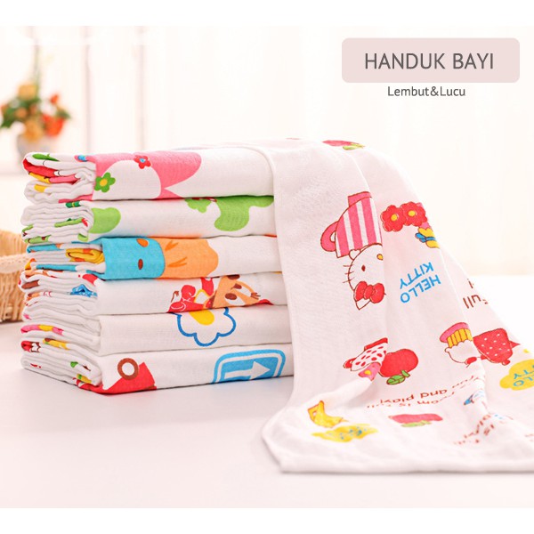 BP-002 Handuk Jepang Bayi Anak Super Lembut 100% Nyerap
