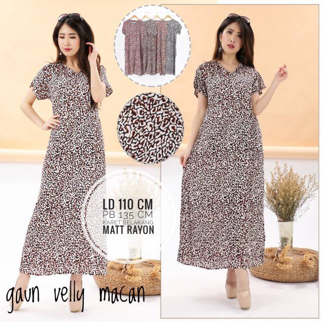 Gaun velly macan daster batik grosir baju tidur murah Gaun velly macan daster batik grosir baju tidur murah