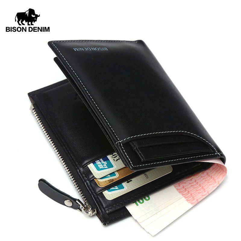 Bison Denim Dompet Kulit Pria Vertical N4370