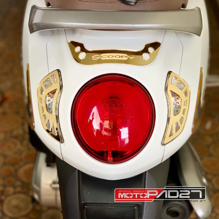 Motopad27 garnish honda scoopy 2020 2021 2022